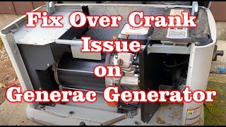 Fix Over Crank issue with Generac Generator [upl. by Hillhouse]