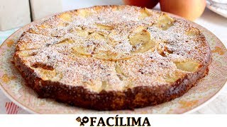 TORTA DE MAÇÃ SUPER FÁCIL  RECEITAS QUE AMO [upl. by Enihpled768]