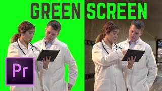 HOW TO Green Screen Chromakey Premiere Pro CC [upl. by Synned]