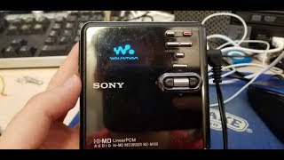 Sony MZRH10 HiMD Minidisc Recorder OLED Screen Replacement [upl. by Ahsiken]