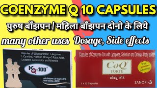 KQ 100 Capsules  Coenzyme Q10  Co Q forte capsules uses dosage side effects [upl. by Ltihcox54]