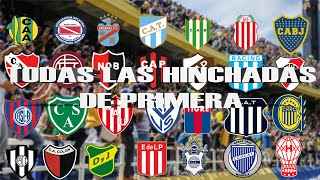 TODAS LAS HINCHADAS de Primera  Argentina 2022 [upl. by Casimir]