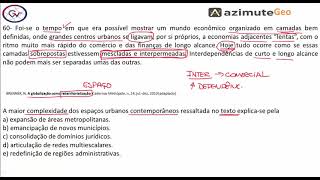 QUESTÃO 60 ENEM 2018 PROVA BRANCA [upl. by Oina]