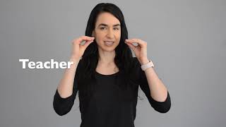 How To Sign Person in American Sign Language ASL [upl. by Desireah]