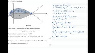 Integrating Parametric Equations [upl. by Oderfliw]