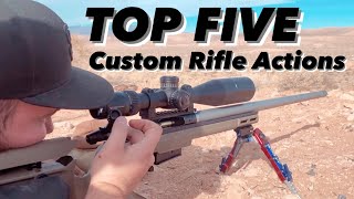 Top 5 Best Custom Rifle Actions of 2020 [upl. by Smaoht671]