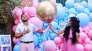 OUR OFFICIAL BABY GENDER REVEAL The Zaid Family [upl. by Nylak]