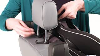 ForwardFacing Seat Belt Installation  Graco® 4Ever® Extend2Fit® Platinum [upl. by Arahas]