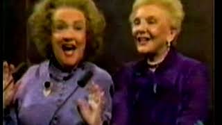 A rare duet from Ethel Merman and Mary Martin 1982 Over Easy [upl. by Nalyac693]