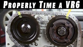 How To Properly Time and Install Timing Chains on a VR6 [upl. by Gazo]