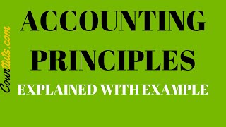 Accounting Principles  Explained with Examples [upl. by Ydoj37]