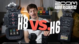 NEW Zoom H8 vs Zoom H6  Audio Recorders [upl. by Introc]