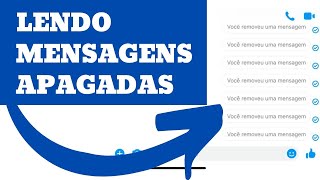 COMO VER MENSAGENS APAGADAS DO MESSENGER  2024 [upl. by Isleana]