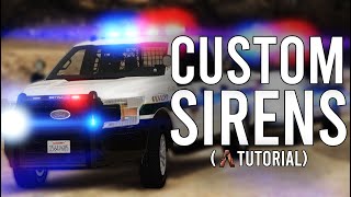 How to Install Custom Siren Packs into FiveM GTA 5 RP 2021 [upl. by Eanal60]