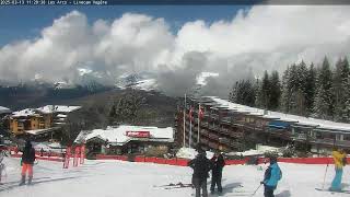 Les Arcs  Livecam Vagère [upl. by Irakab]