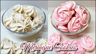 Meringue Cookies Easy Recipe [upl. by Balch]