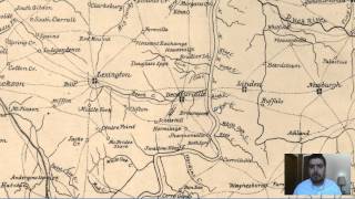 Western Tennessee History and Map 1865 [upl. by Maxima]