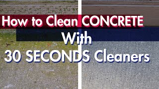 How to Clean Concrete Without A Pressure Washer [upl. by Nyar913]