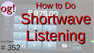 Learn About Shortwave Listening SWL for Beginners 352 [upl. by Letnwahs]