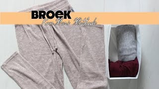 Broek vouwen TUTORIAL  Marie Kondo  KonMari methode [upl. by Haff449]