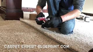 How To Carpet Seam Step By Step [upl. by Gregorius847]