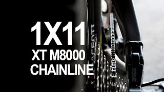 Better CHAINLINE 1 x 11 1 x 12 Adjustment Options🔥with Shimano XT M8000 [upl. by Ashil]