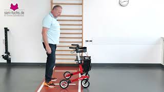 Die richtige Rollator Größe ermitteln [upl. by Akenat747]