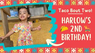 Harlow’s 2nd Birthday Fiesta 🪅 🌮 [upl. by Nasho]