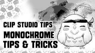 Clip studio Tips Monochrome Tips amp Tricks [upl. by Sardse]