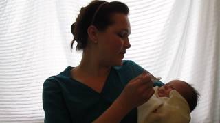 Alternate feeding methods for a newborn baby  How To [upl. by Bunch957]