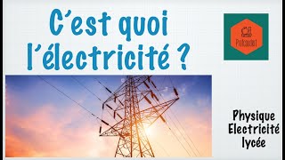 Cest quoi lélectricité [upl. by Lednor]