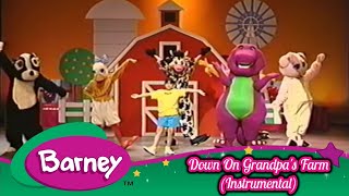 Barney  Down On Grandpas Farm Instrumental [upl. by Eeslek398]