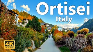 Ortisei Italy  Walking Tour 4K Ultra HD 60fps [upl. by Rehportsirhc290]