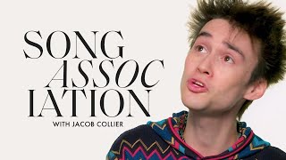 Jacob Collier Sings quotMoon Riverquot Daniel Caesar amp The Beatles in a Game of Song Association  ELLE [upl. by Norrad]