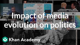 Impact of media evolution on politics  US government and civics  Khan Academy [upl. by Verada]