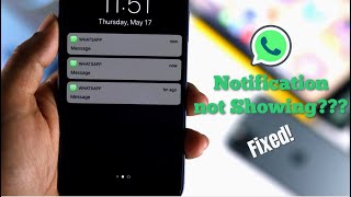 Fix WhatsApp Notifications Not Working Home Screen amp Status Bar [upl. by Giah]