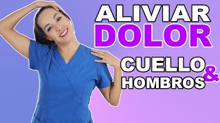 Ejercicios para ALIVIAR el DOLOR de Cuello y Hombros [upl. by Bryn]