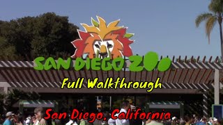 San Diego Zoo Full Tour  San Diego California [upl. by Airamanna20]