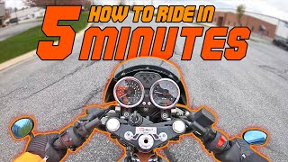 How to ride a motorcycle in 5 minutes [upl. by Alyson]