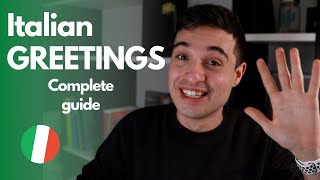 Complete Guide To Italian Greetings Formal and Informal  Learn Italian For Beginners 🇮🇹 [upl. by Lassiter]