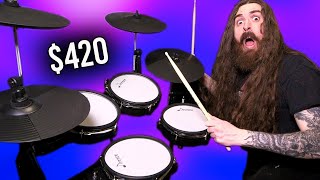 This Electronic Drum Kit is CHEAP [upl. by Quickman]