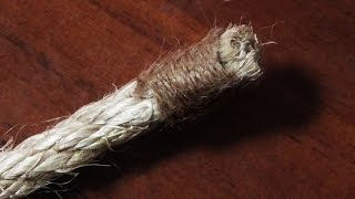 How To Whip The End Of A Rope  Common Whipping Knot [upl. by Mamoun]