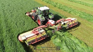 Fauchage en 10 m  LB Visuel  SARL Lemaitre  PÖTTINGER  FENDT [upl. by Yenal]