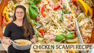 Chicken Scampi Recipe Olive Garden Copycat [upl. by Zeculon]