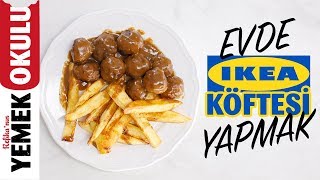 İkea Köftesi Challenge Meydan Okuması  İsveç Köfte ve Gravy Sos Tarifi [upl. by Aihsirt350]