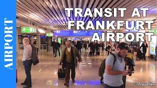 TRANSIT WALK AT FRANKFURT Airport FRA Terminal 1  Connection Flight Transfer Arriving amp Departing [upl. by Llenehc104]