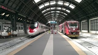 Circolazione dei treni della stazione di Milano Centrale [upl. by Hootman570]