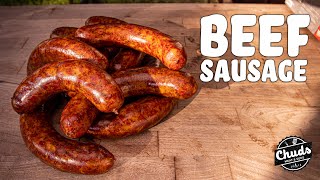 The Secret to Beef Sausage  Chuds BBQ [upl. by Asi]