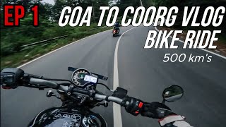 Goa to Coorg vlog  Episode 1 [upl. by Elyod]