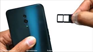 OPPO Reno  How to Insert SIM Cards [upl. by Sehguh453]